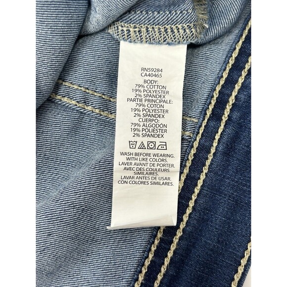 Childrens Place Girls Blue Denim Jean‎ Jacket  Size 10/13 L - Picture 5 of 7